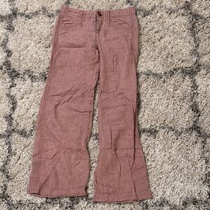 Anthropologie Pink Wide Leg Pants